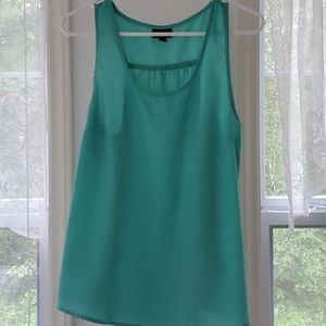 BOGO TANKTOPS Teal polyester tanktop-  large
